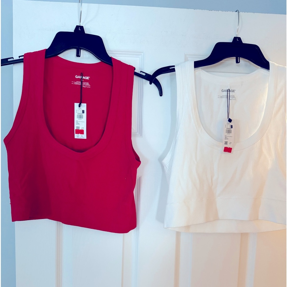 Garage crop tops. Brand new!